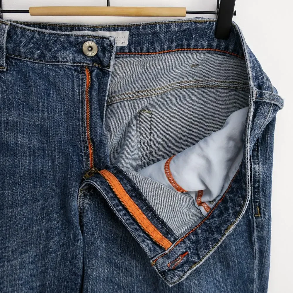 Lee Modern Series Straight Fit Jeans Men’s 40x30 Blue Denim L342 Classic 5 Pocke